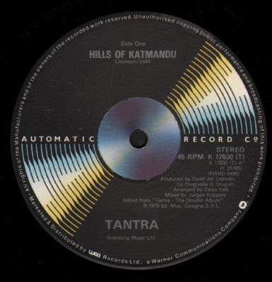 TANTRA - Hills Of Katmandu