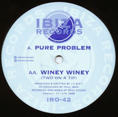 TWO ON A TIP - Pure Problem / Winey Winey