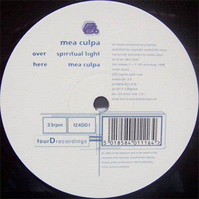 MEA CULPA - Spiritual Light / Mea Culpa
