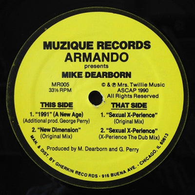 ARMANDO PRESENTS MIKE DEARBORN - 1991 (A New Age)
