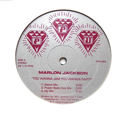 MARLON JACKSON / TONY COOK AND THE PARTY PEOPLE - You Wanna Jam / Ain't Going Nowhere