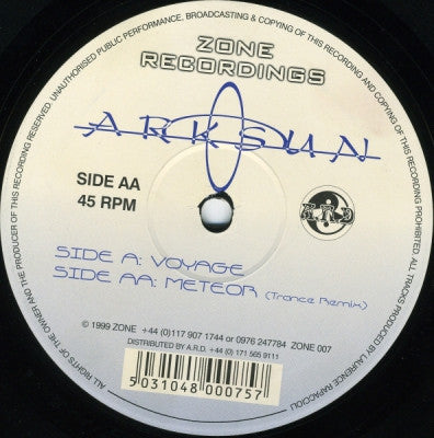 ARKSUN - Voyage / Meteor
