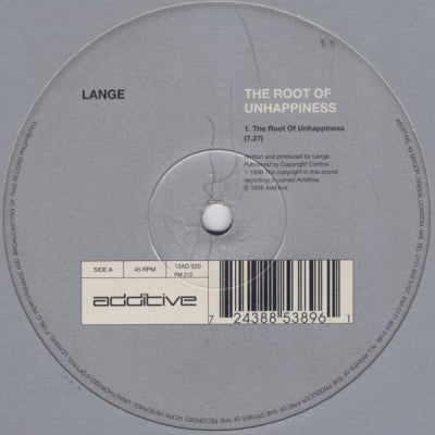 LANGE - The Root Of Unhappiness / Obsession