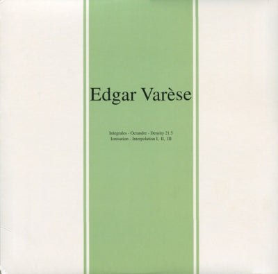 EDGAR VARèSE - Early Works