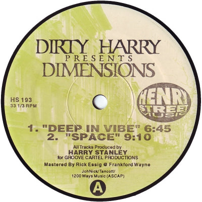 DIRTY HARRY - Dimensions