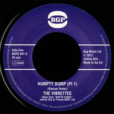 THE VIBRETTES  - Humpty Dump (Pt's 1&2).