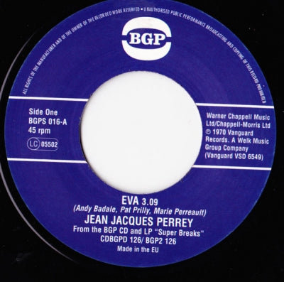 JEAN JACQUES PERREY / CAMILLE YARBROUGH - EVA / Take Yo' Praise