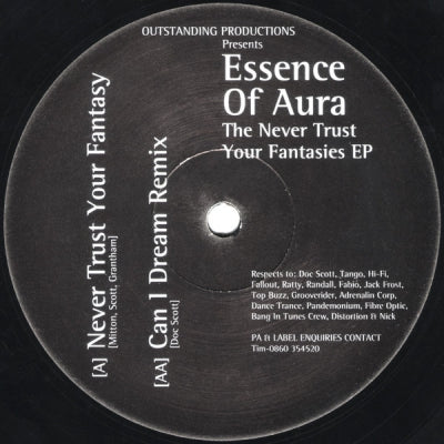 ESSENCE OF AURA - The Never Trust Your Fantasies EP