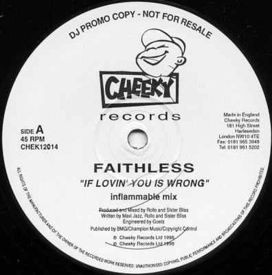 FAITHLESS - If Lovin' You Is Wrong
