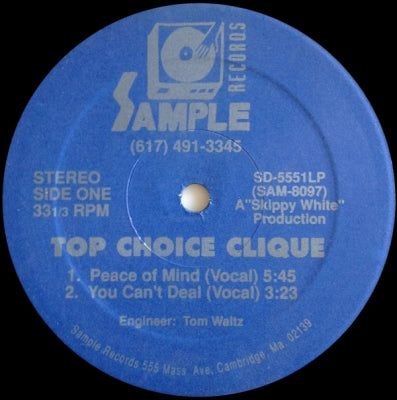 TOP CHOICE CLIQUE - Peace Of Mind / You Can't Deal