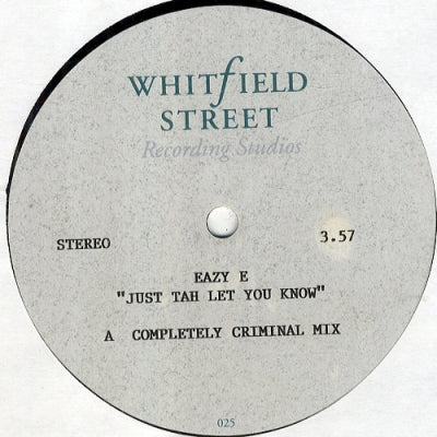 EAZY-E - Just Tah Let u Know