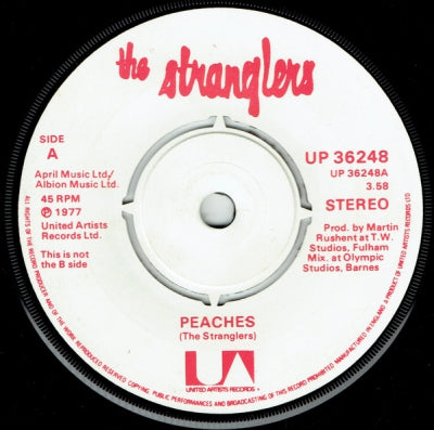 THE STRANGLERS - Peaches / Go Buddy Go