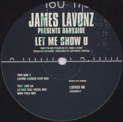 JAMES LAVONZ PRESENTS DARKSIDE - Let Me Show U