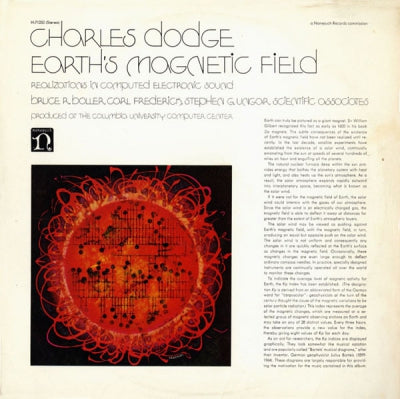 CHARLES DODGE - Earth's Magnetic Field