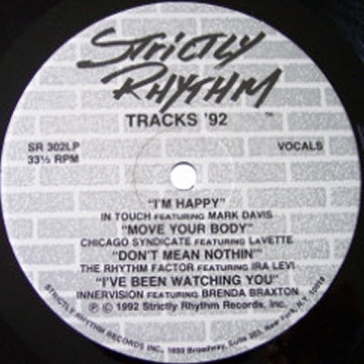 VARIOUS - Tracks '92