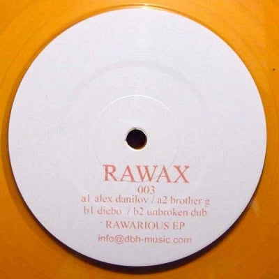 ALEX DANILOV / BROTHER G / DIEBO / UNBROKEN DUB - Rawarious EP