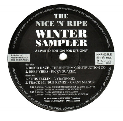VARIOUS - The Nice 'N' Ripe Winter Sampler