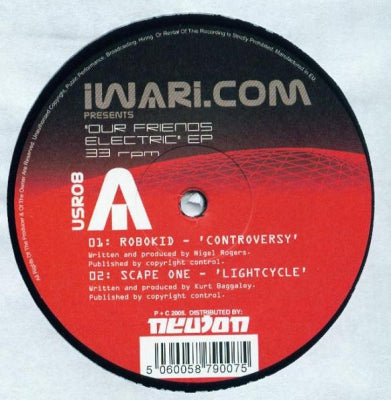 ROBOKID / SCAPE ONE / NAMKE COMMUNICATIONS / VECTOR LOVERS /  MONOFONIX - Our Friends Electric E.P.