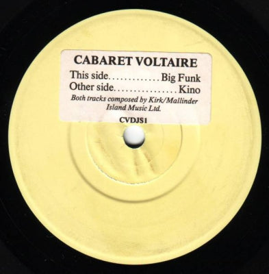 CABARET VOLTAIRE - Big Funk / Kino