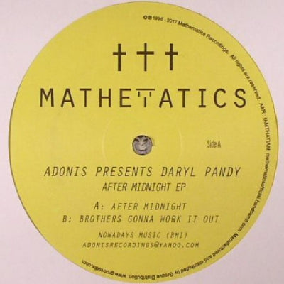 ADONIS PRESENTS DARRYL PANDY - After Midnight EP