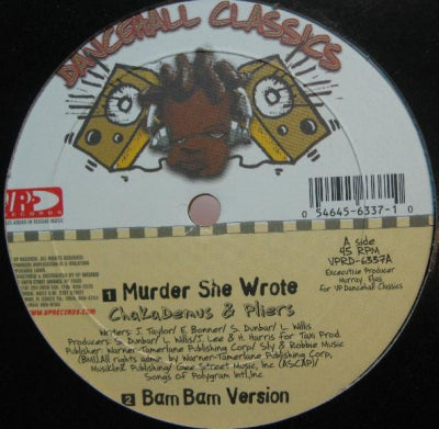 CHAKADEMUS & PLIERS / TAXI GANG - Murder She Wrote / Thief Of Bagdad