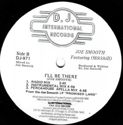 JOE SMOOTH - I'll Be There