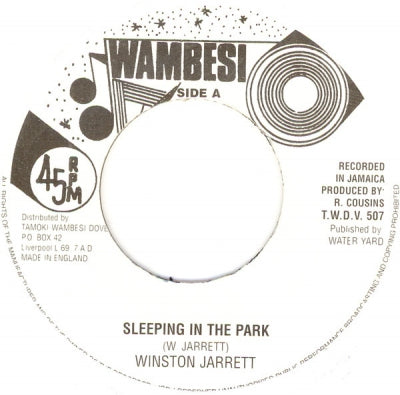WINSTON JARRETT - Sleeping In The Park / Version