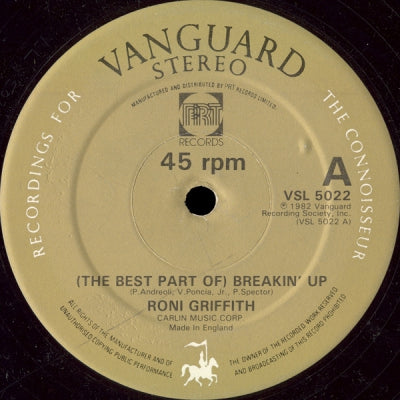 RONNIE GRIFFITH - Love Is The Drug