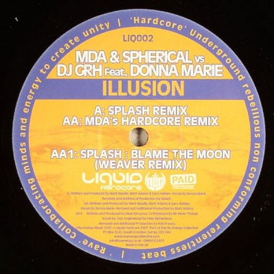 MDA & SPHERICAL VS. DJ GRH FEAT. DONNA MARIE - Illusion