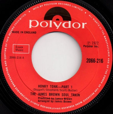 THE JAMES BROWN SOUL TRAIN - Honky Tonk Part 1 and Part 2