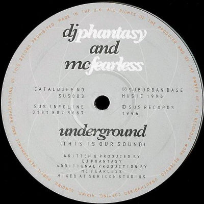 DJ PHANTASY & MC FEARLESS - Underground (This Is Our Sound)