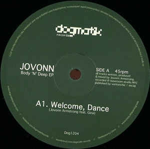 JOVONN - Body 'N' Deep EP