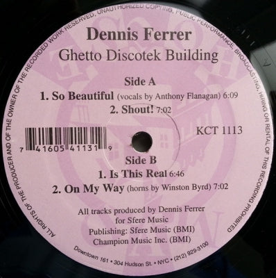 DENNIS FERRER - Ghetto Discotek Building