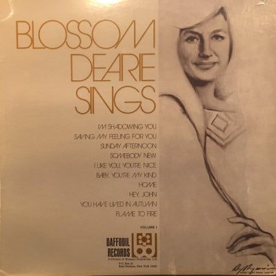 BLOSSOM DEARIE - Blossom Dearie Sings, Volume I