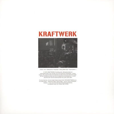 KRAFTWERK - Soest 1970