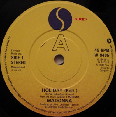 MADONNA - Holiday