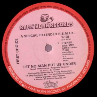 FIRST CHOICE - Let No Man Put Asunder