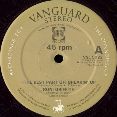 RONI GRIFFITH - (The Best Part Of) Breakin' Up