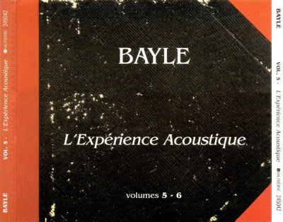 BAYLE - L'Expérience Acoustique