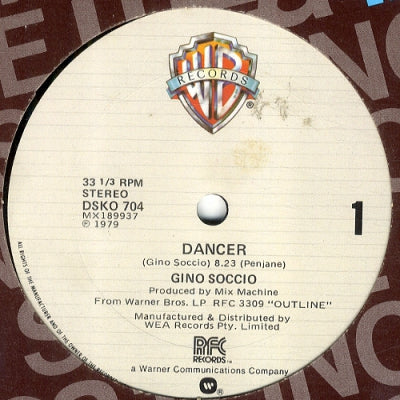 GINO SOCCIO - Dancer / So Lonely