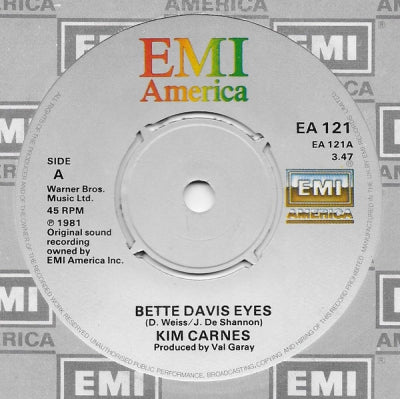 KIM CARNES - Bette Davis Eyes