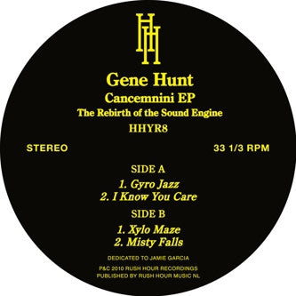 GENE HUNT - Cancemnini EP