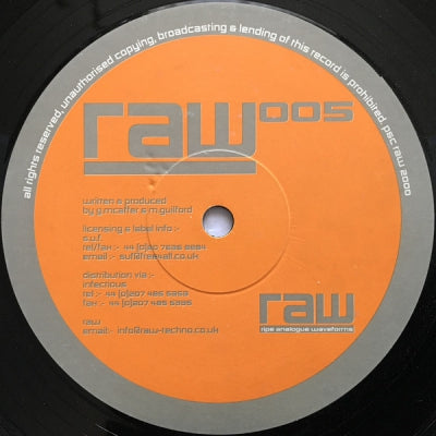 GUY MCAFFER & M GUILFORD - RAW 005