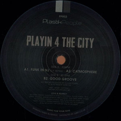 PLAYIN 4 THE CITY - Playin' EP