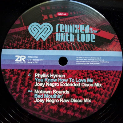 VARIOUS - Remixed With Love By Joey Negro Vol. Three