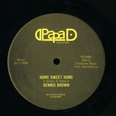 DENNIS BROWN / PAPPA IRON - Home Sweet Home / Going Home