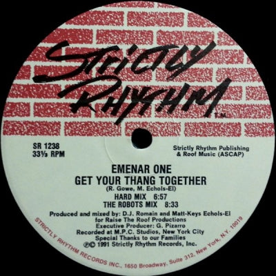 EMENAR ONE - Listen For The Rhythm / Get Your Thang Together