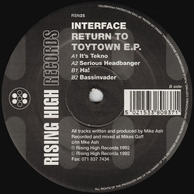 INTERFACE - Return To Toytown E.P.
