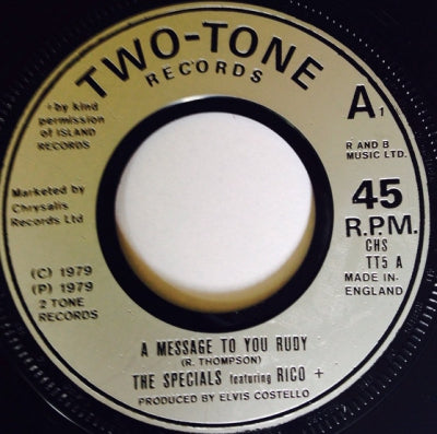 THE SPECIALS - A Message To You Rudy/Nite Klub