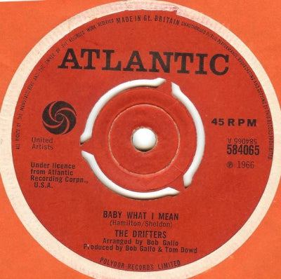 THE DRIFTERS - Baby What I Mean / Aretha